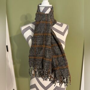 Blarney woollen mills lambswool plaid scarf